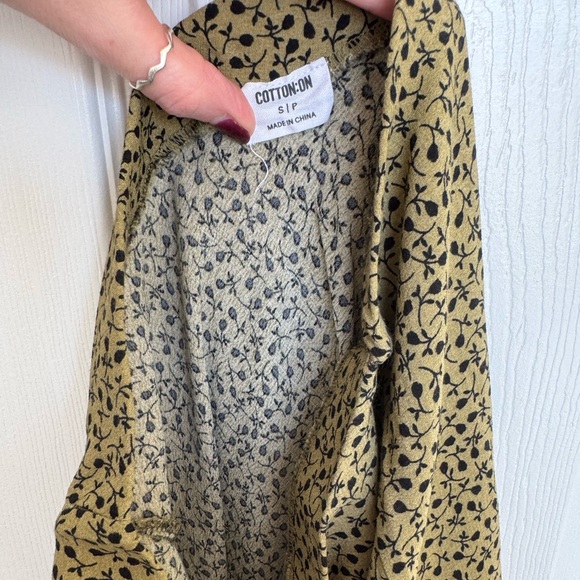 Cotton:on midi skirt in khaki print - Picture 4 of 4